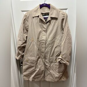 Women’s Tan London Fog Limited Edition Trench Coat Size 12 Regular